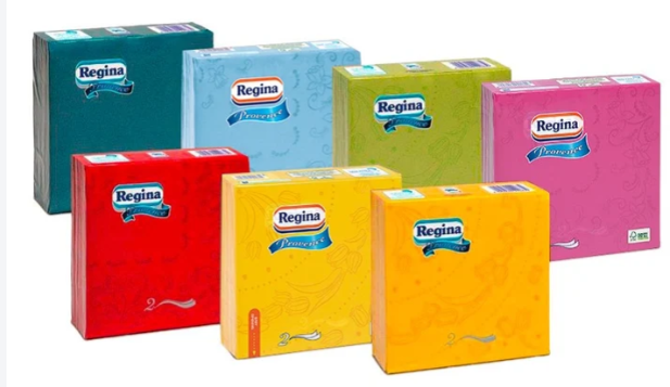 Tovaglioli Regina Provence, Colori misti, 18 Confezioni